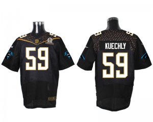 2016 PRO BOWL Nike Carolina Panthers #59 Luke Kuechly black jerseys(Elite)