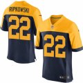 Mens Nike Green Bay Packers #22 Aaron Ripkowski Elite Navy Blue Alternate NFL Jersey