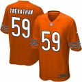 Men's Nike Chicago Bears #59 Danny Trevathan Game Orange Alternate NFL Jersey