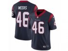 Mens Nike Houston Texans #46 Jon Weeks Vapor Untouchable Limited Navy Blue Team Color NFL Jersey