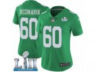 Women Nike Philadelphia Eagles #60 Chuck Bednarik Limited Green Rush Vapor Untouchable Super Bowl LII NFL Jersey