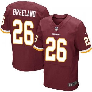 Nike Washington Redskins #26 Bashaud Breeland Burgundy Red Jerseys(Elite)