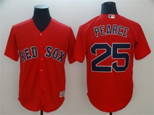 Red Sox #25 Steve Pearce Red Cool Base Jersey