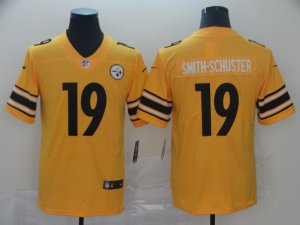 Nike Steelers #19 JuJu Smith-Schuster Gold Inverted Legend