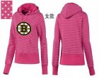 NHL Women Boston Bruins Logo Pullover Hoodie 13