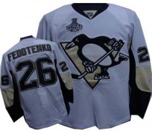 nhl pittsburgh penguins #26 fedotenko stanley cup white