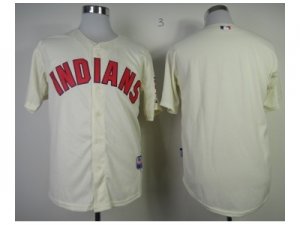 mlb jerseys cleveland indians blank cream