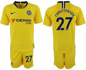 2018-19 Chelsea 27 CHRISTENSEN Away Soccer Jersey