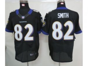 Nike NFL Baltimore Ravens #82 Smith Black Elite jerseys