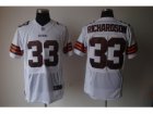 Nike nfl cleveland browns #33 richardson white Elite jerseys