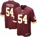 Mens Nike Washington Redskins #54 Mason Foster Game Burgundy Red Team Color NFL Jersey