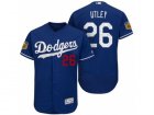 Mens Los Angeles Dodgers #26 Chase Utley 2017 Spring Training Flex Base Authentic Collection Stitched Baseball Jersey