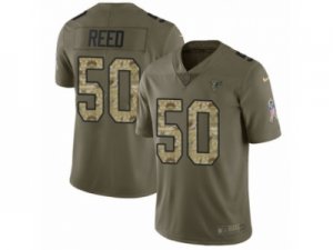 Men Nike Atlanta Falcons #50 Brooks Reed Limited Olive Camo 2017 Salute to Service NFL Jersey