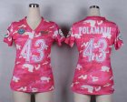 Nike Women Pittsburgh Steelers #43 Troy Polamalu Salute to Service New Pink Camo jerseys
