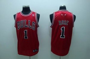 nba chicago bulls #1 rose regular red