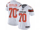 Women Nike Cleveland Browns #70 Kevin Zeitler Vapor Untouchable Limited White NFL Jersey