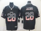 Nike Raiders # 28 Josh Jacobs Black USA Flash Fashion Limited Jersey