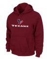 Houston Texans Authentic Logo Pullover Hoodie RED