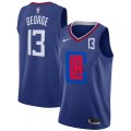 Clippers #13 Paul George Number Swingman Jersey