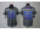 Nike NFL New York Giants #56 Lawrence Taylor Grey Jerseys(Shadow Elite)