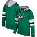 Mens Dallas Stars Adidas Green Silver Jersey Pullover Hoodie