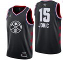 Nuggets #15 Nikola Jokic Black 2019 NBA All-Star Game Jordan Brand Swingman Jersey