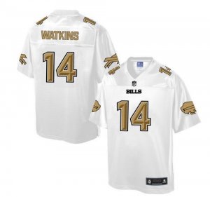 Nike Buffalo Bills #14 Sammy Watkins White Men NFL Pro Line Fashion Game Jersey