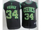 nba Boston Celtics #34 Paul Pierce Black Jerseys(Revolution 30 Swingman)
