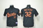 Youth Baltimore Orioles #32 wieters black Cool Base Jerseys