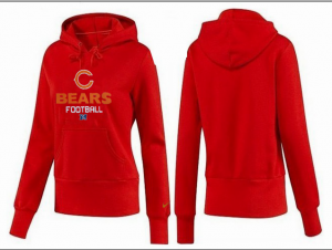 Women Chicago bears Logo Pullover Hoodie-122