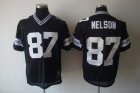 nfl green bay packers #87 nelson black[Black shadow]