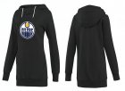 NHL Women Edmonton Oilers Logo Pullover Hoodie 30