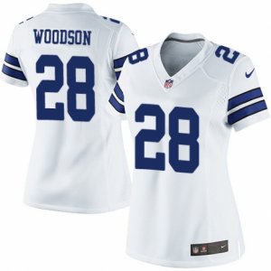 Women\'s Nike Dallas Cowboys #28 Darren Woodson Limited White NFL Jersey