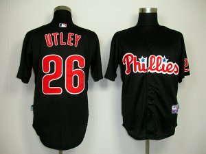 mlb philadelphia phillies #26 utley black