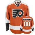 Customized Philadelphia Flyers Jersey Orange Home Man Hockey
