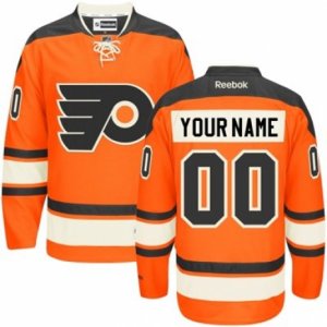 Women\'s Reebok Philadelphia Flyers Customized Authentic Orange New Third NHL Jersey