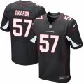 Mens Nike Arizona Cardinals #57 Alex Okafor Elite Black Alternate NFL Jersey