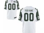 Men's Nike New York Jets Customized Game White Jerseys (S-4XL)