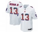 Mens Nike New York Giants #13 Odell Beckham Jr Limited White Strobe NFL Jersey