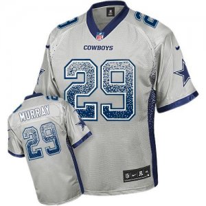 Nike Dallas Cowboys #29 DeMarco Murray Grey Jersey(Elite Drift Fashion)