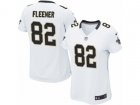 Women Nike New Orleans Saints #82 Coby Fleener Game White NFL Jersey