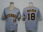MLB Pittsburgh Pirates #18 Walker Grey[Cool Base]