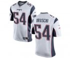 Mens Nike New England Patriots #54 Tedy Bruschi Game White NFL Jersey