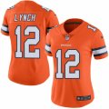 Women's Nike Denver Broncos #12 Paxton Lynch Limited Orange Rush NFL Jersey