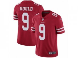 Mens Nike San Francisco 49ers #9 Robbie Gould Vapor Untouchable Limited Red Team Color NFL Jersey