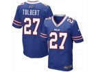Mens Nike Buffalo Bills #27 Mike Tolbert Elite Royal Blue Team Color NFL Jersey