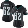 Women's Nike Philadelphia Eagles #62 Jason Kelce Limited Black Rush NFL Jersey