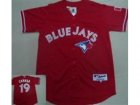 MLB Jerseys Toronto Blue Jays #19 Jose Bautista Canada Red