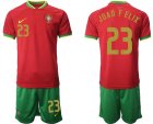 Portugal #23 JOAO F ELIX Home 2022 FIFA World Cup Qatar Soccer Jersey