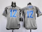 Nike Colts #12 Andrew Luck Gray Youth Lights Out Limited Jersey